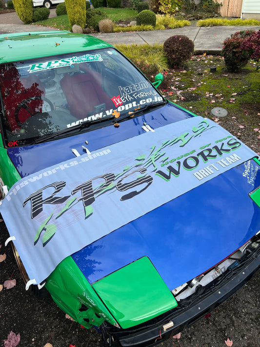 RPSworks V3 Gray Nobori Flag